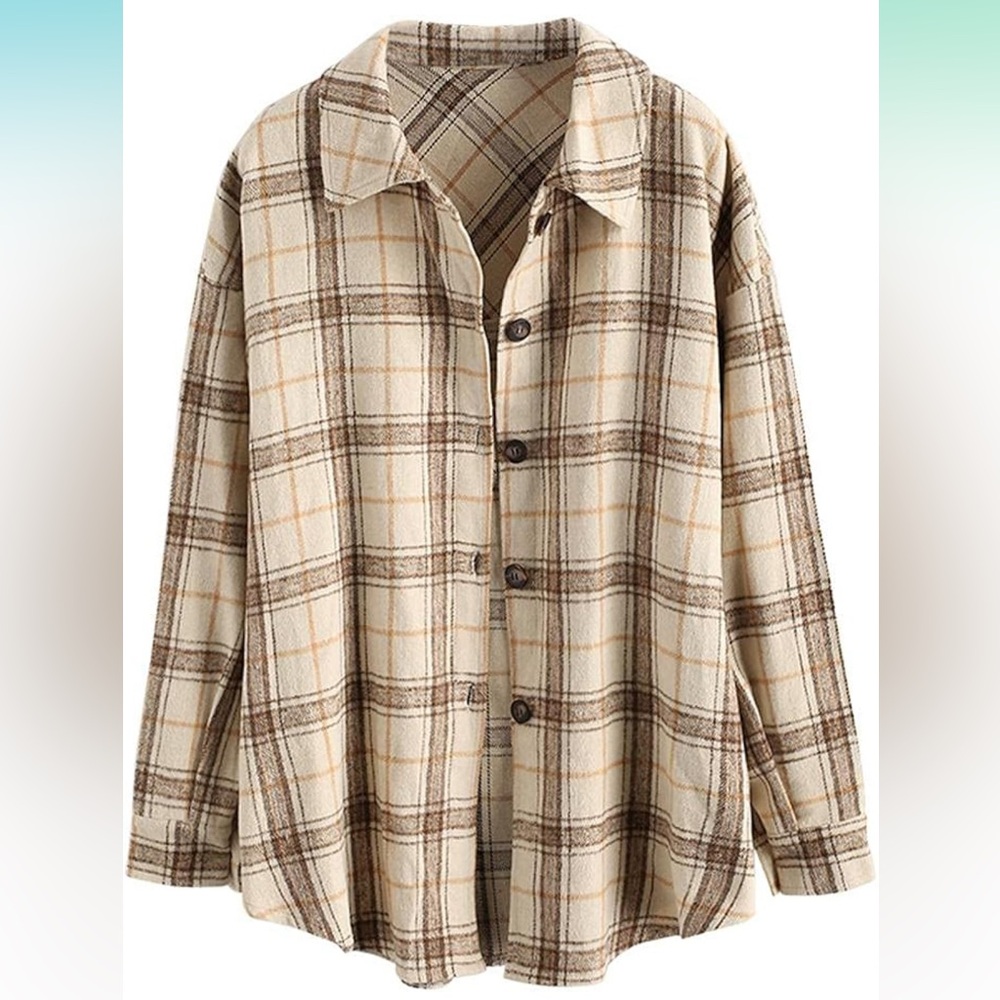 Plaid Long Sleeve Jacket